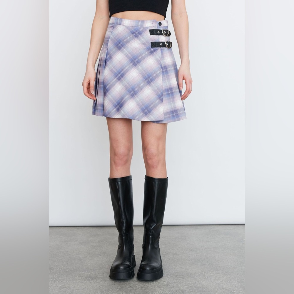 Lazy Oaf Violet Dreams Kilt Skirt